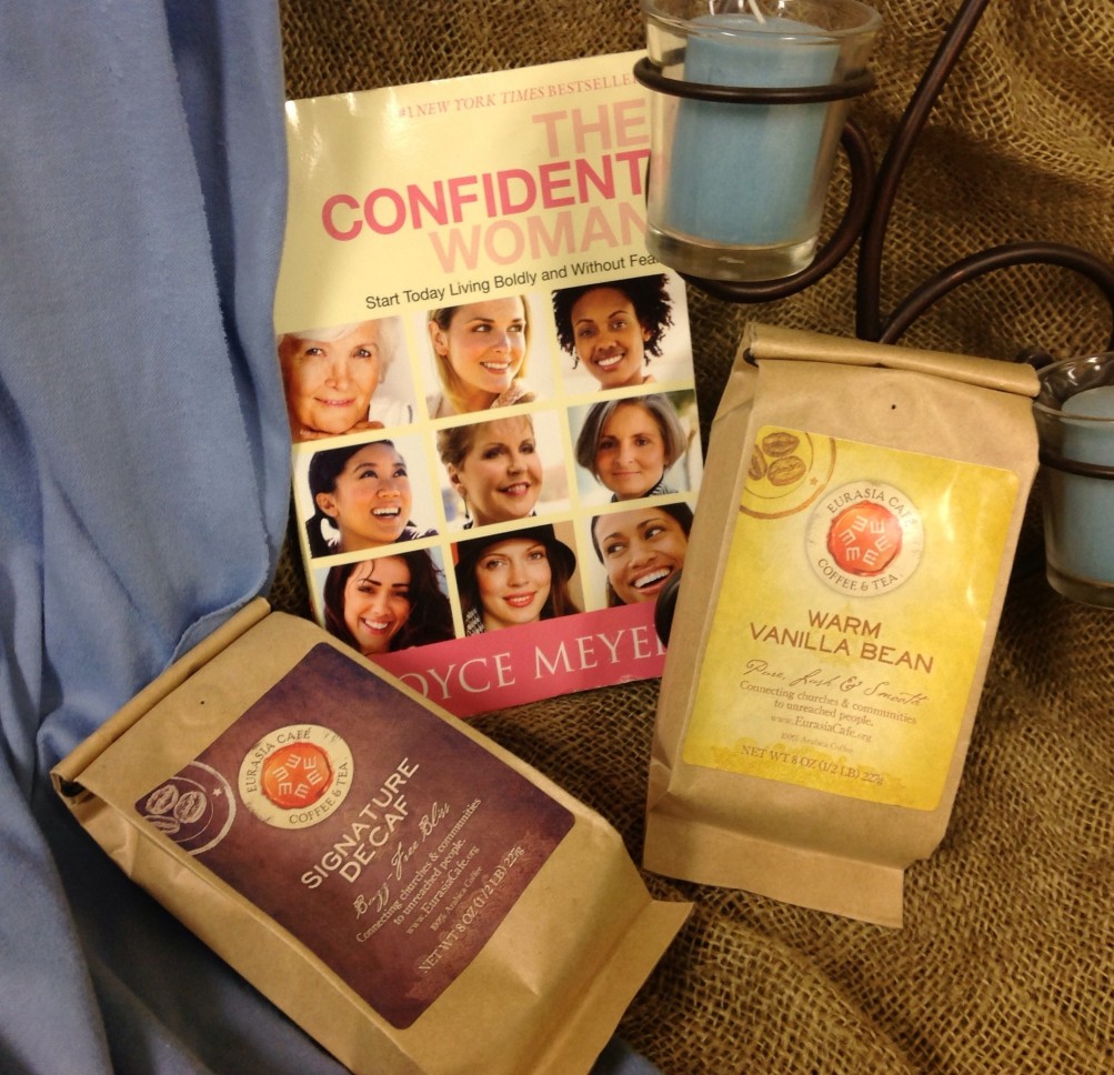 Enter to win The Confident Woman by Joyce Meyer and some yummy Eurasia Café coffee!